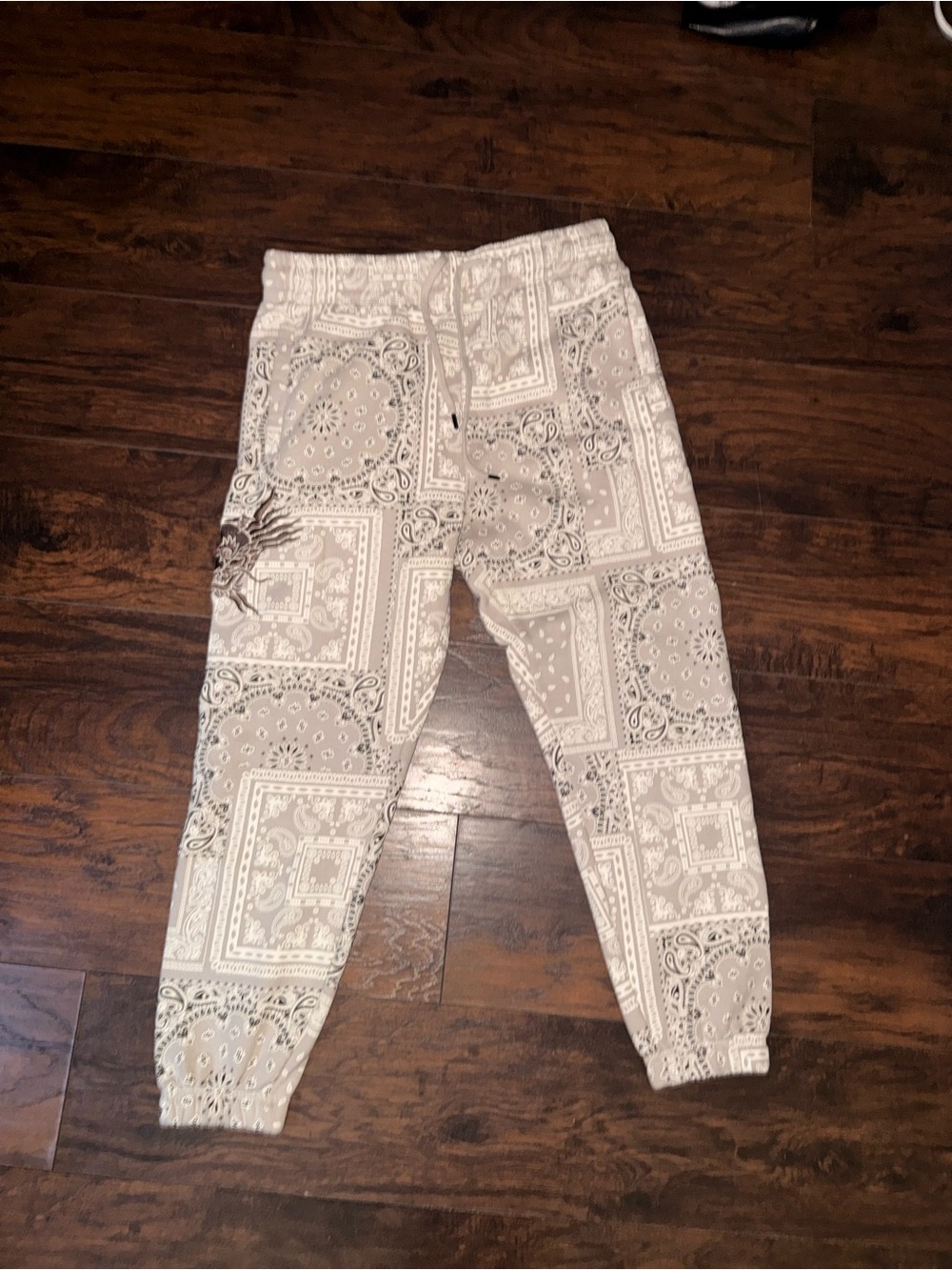 PALACE Beige Bandana Print Kids Joggers